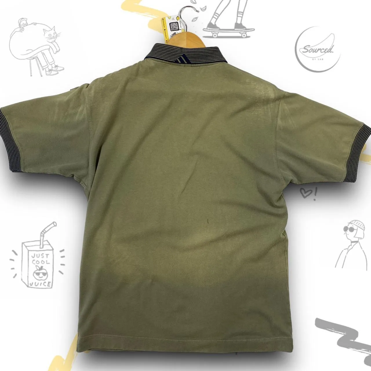 Adidas Equipment Green Poloshirt (M)