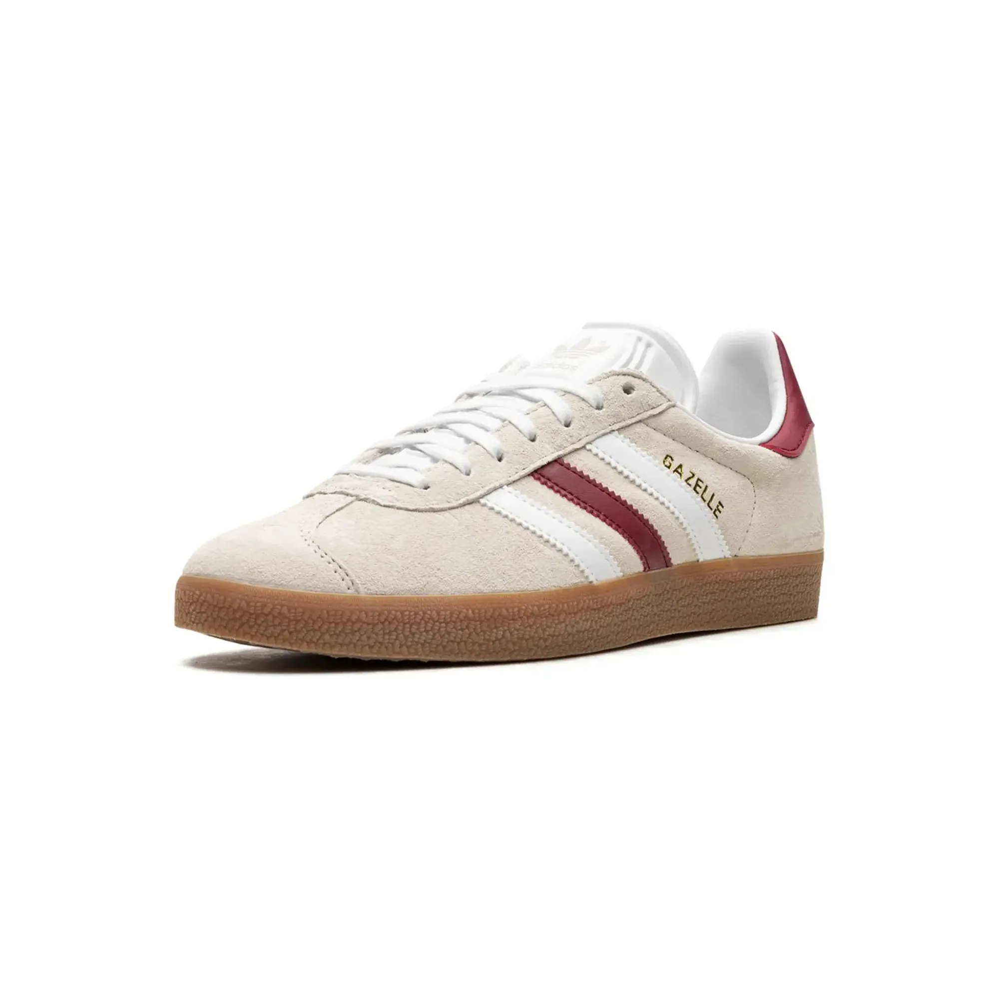 Adidas Gazelle Aluminum Collegiate Burgundy