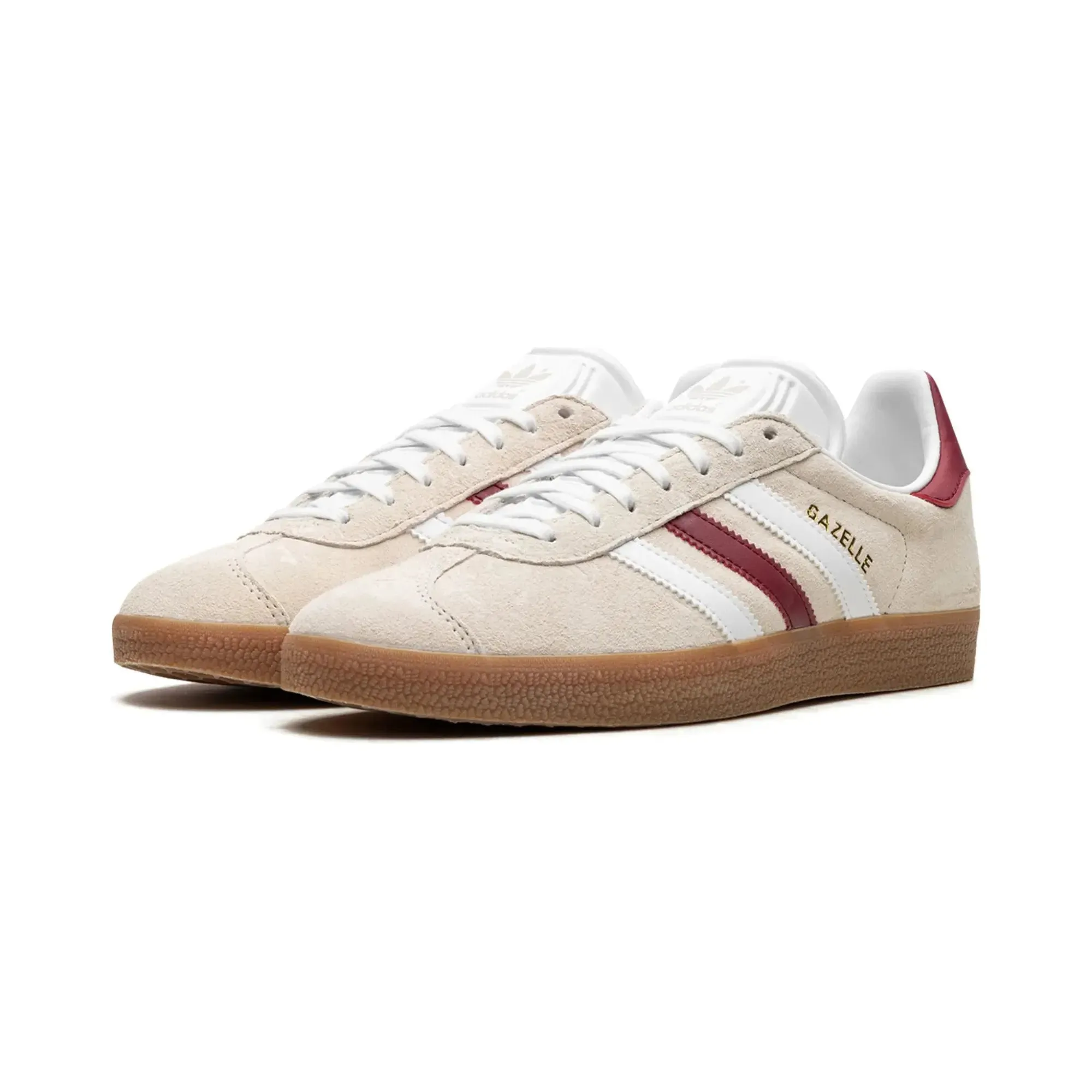 Adidas Gazelle Aluminum Collegiate Burgundy