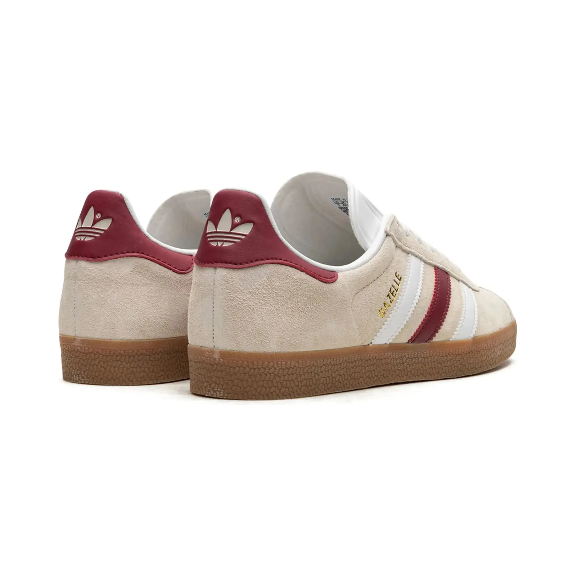 Adidas Gazelle Aluminum Collegiate Burgundy