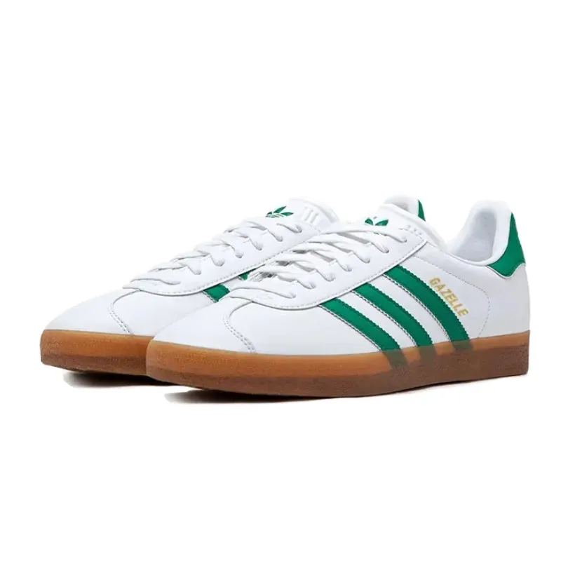 Adidas Gazelle White Bold Green Gum