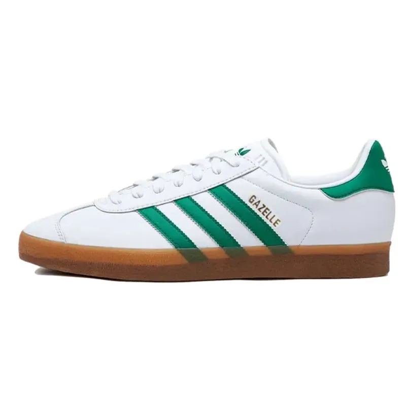 Adidas Gazelle White Bold Green Gum