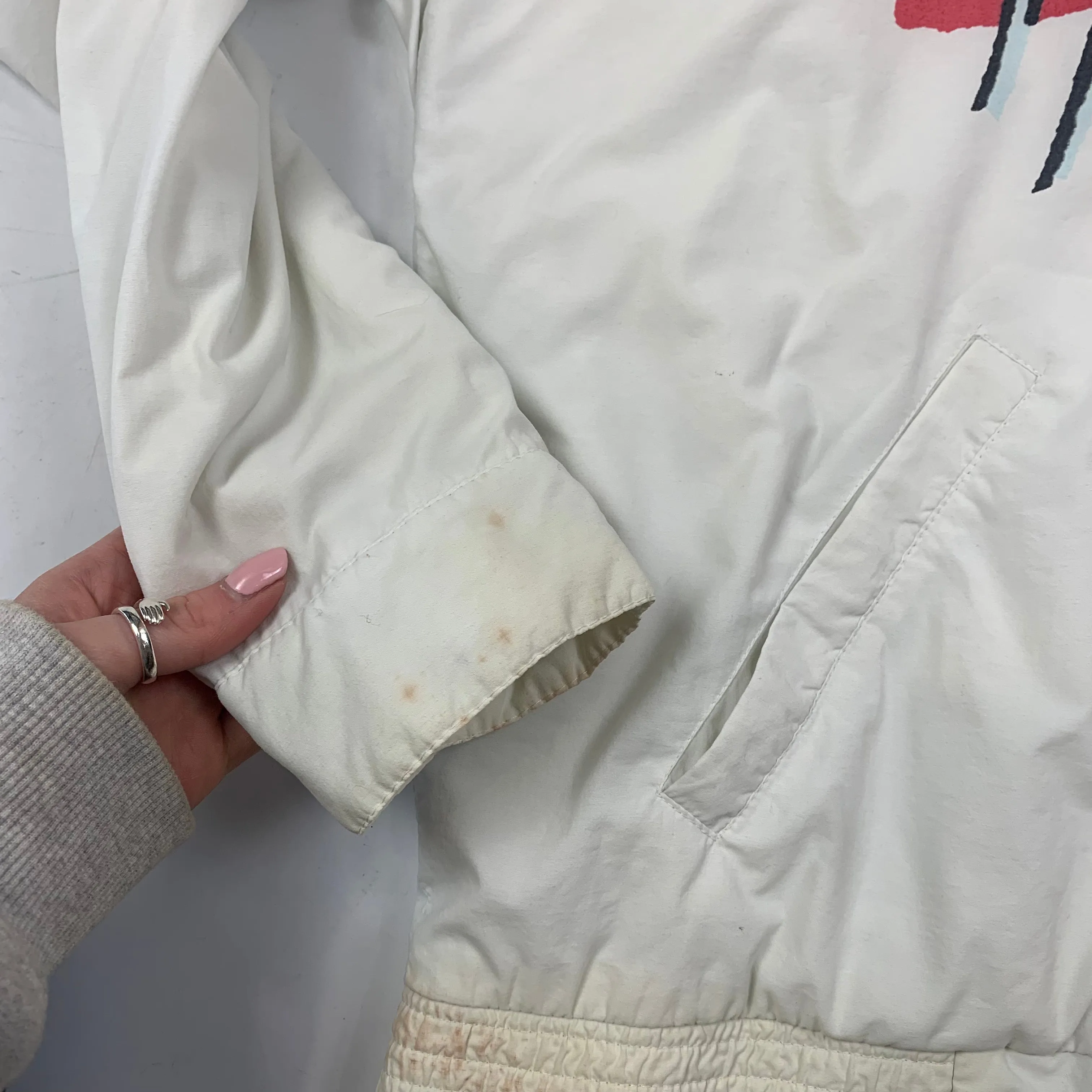 Adidas Original White Trackjacket (L)