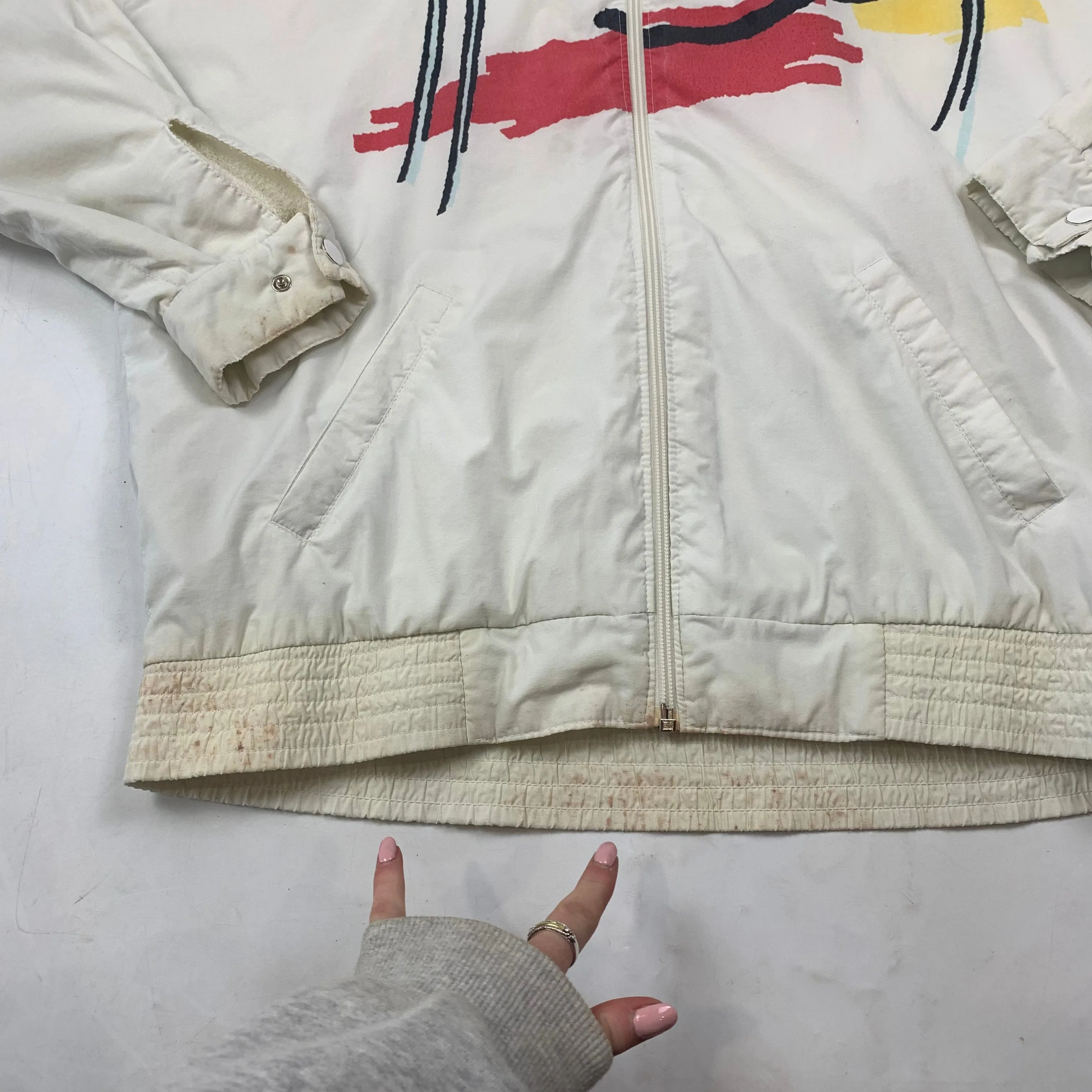 Adidas Original White Trackjacket (L)