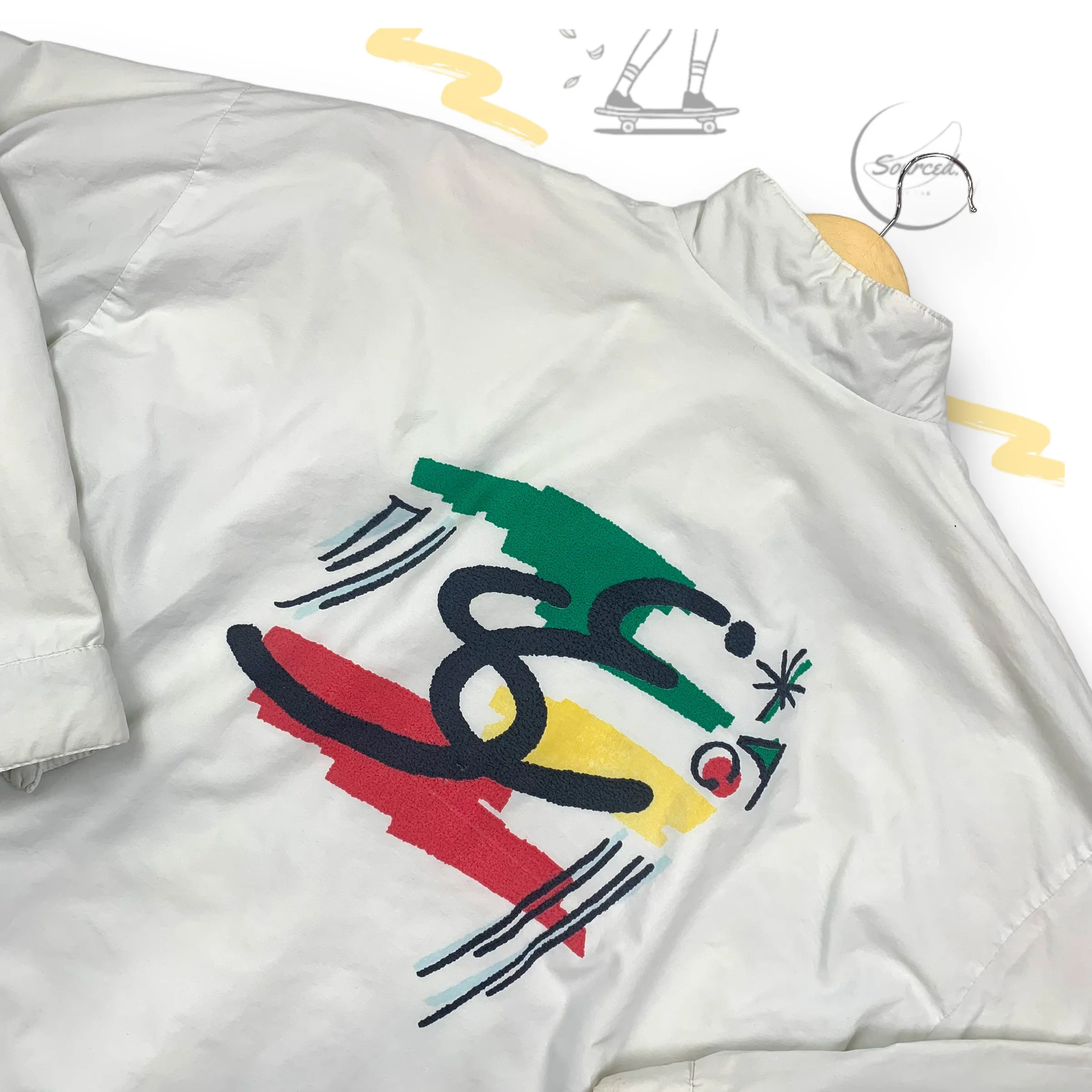 Adidas Original White Trackjacket (L)