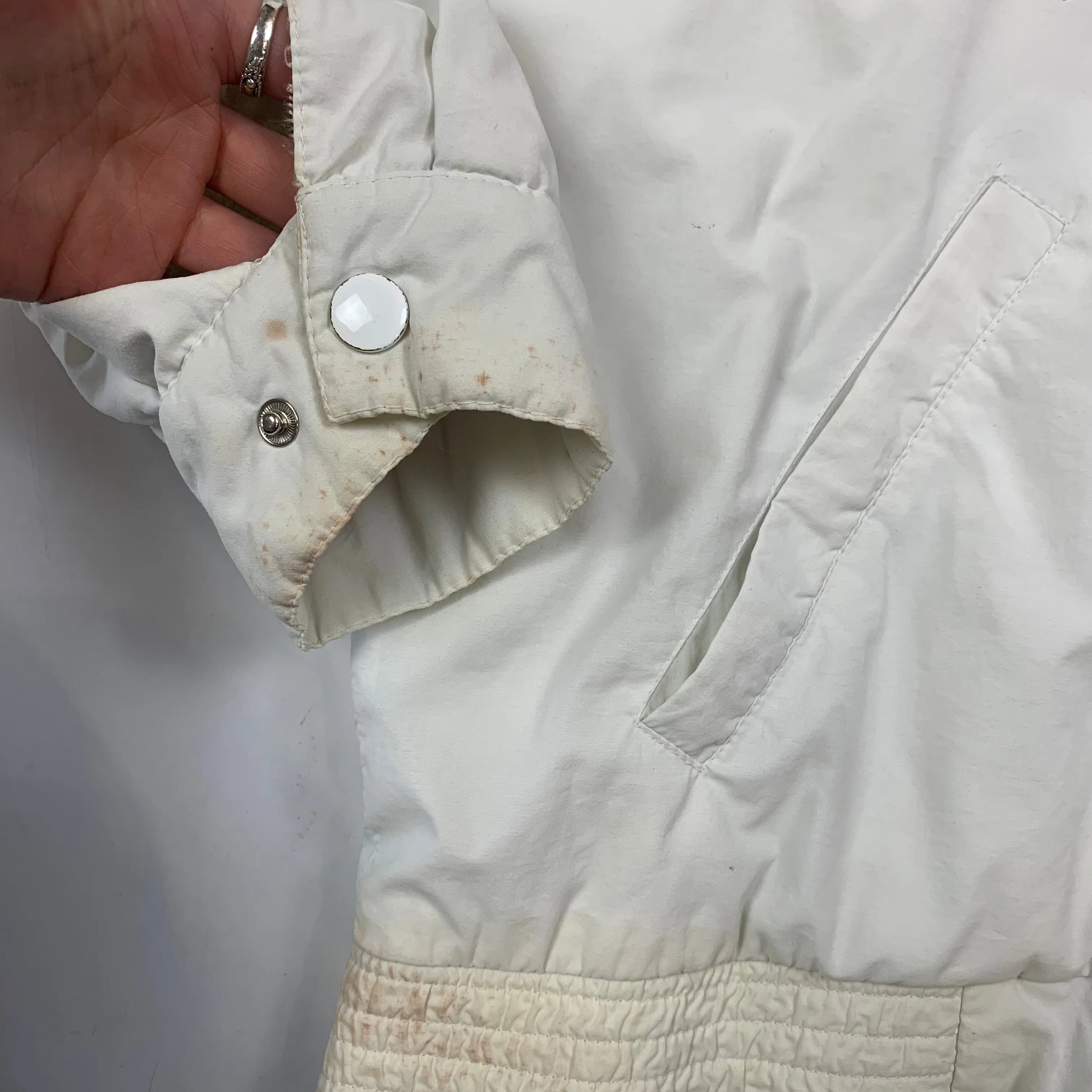 Adidas Original White Trackjacket (L)
