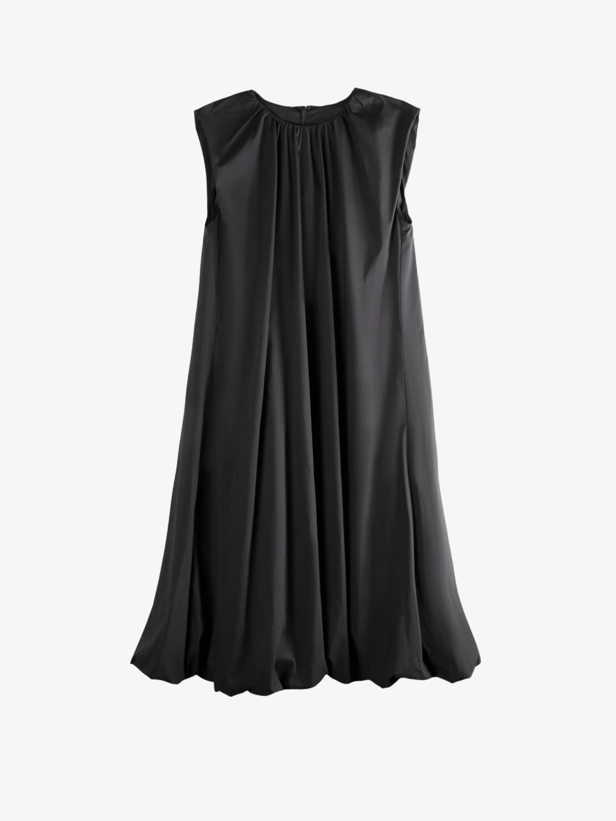 AMOMENTO - Women Cotton Volume Shirring Dress