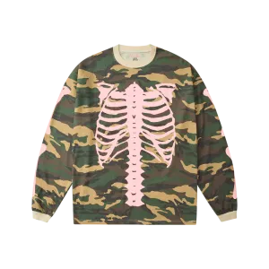 Bootleg Forest Camo Skeleton Thermal Crew
