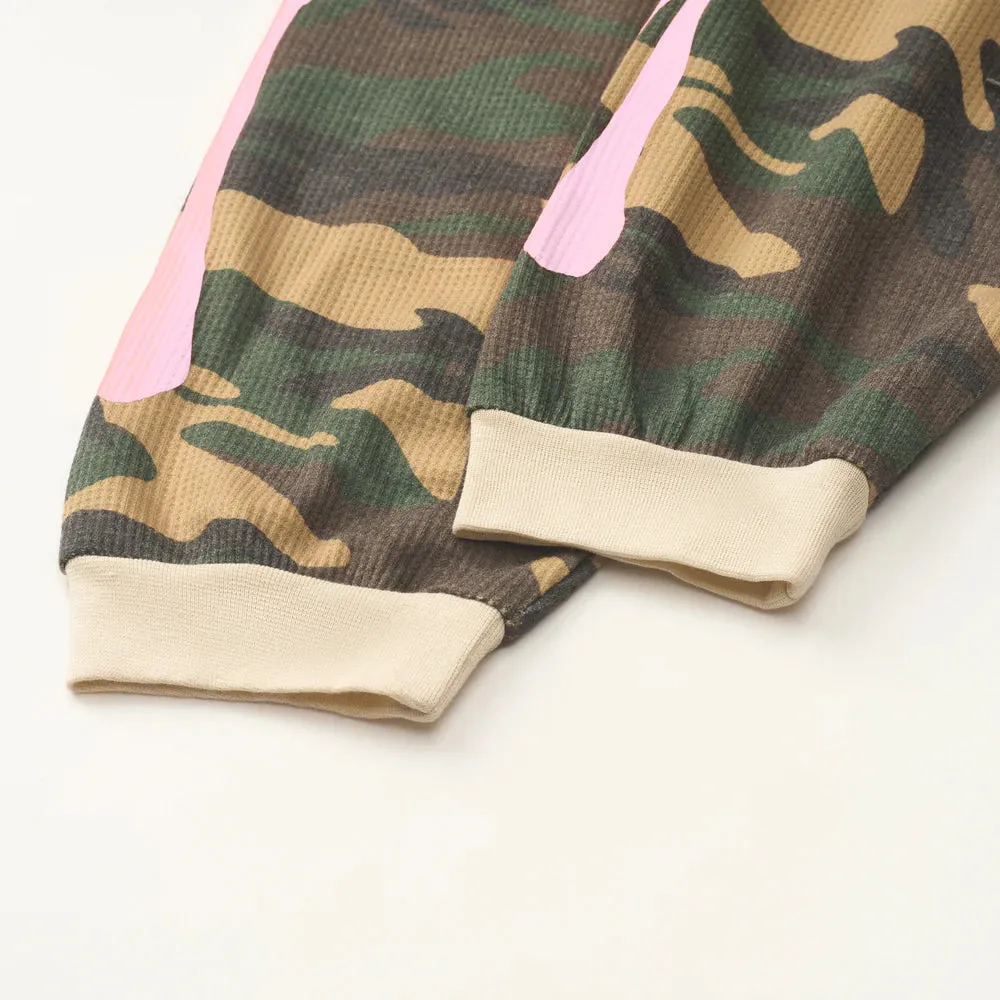 Bootleg Forest Camo Skeleton Thermal Crew