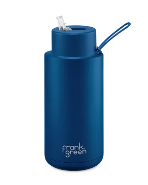 CERAMIC REUSABLE BOTTLE DEEP OCEAN