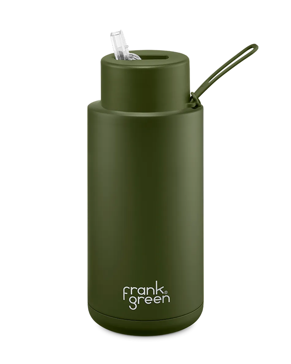 CERAMIC REUSABLE BOTTLE KHAKI