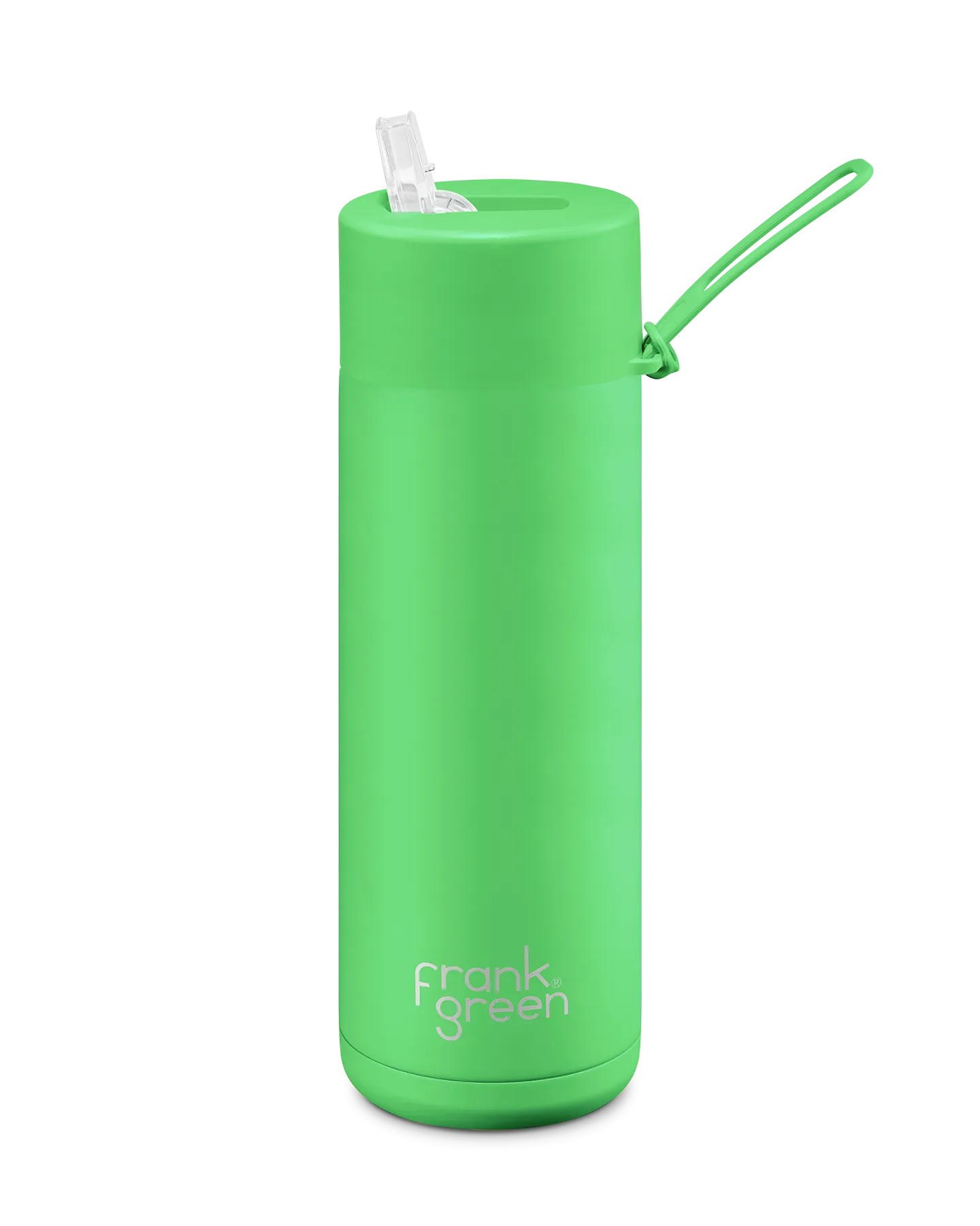 CERAMIC REUSABLE BOTTLE NEON GREEN