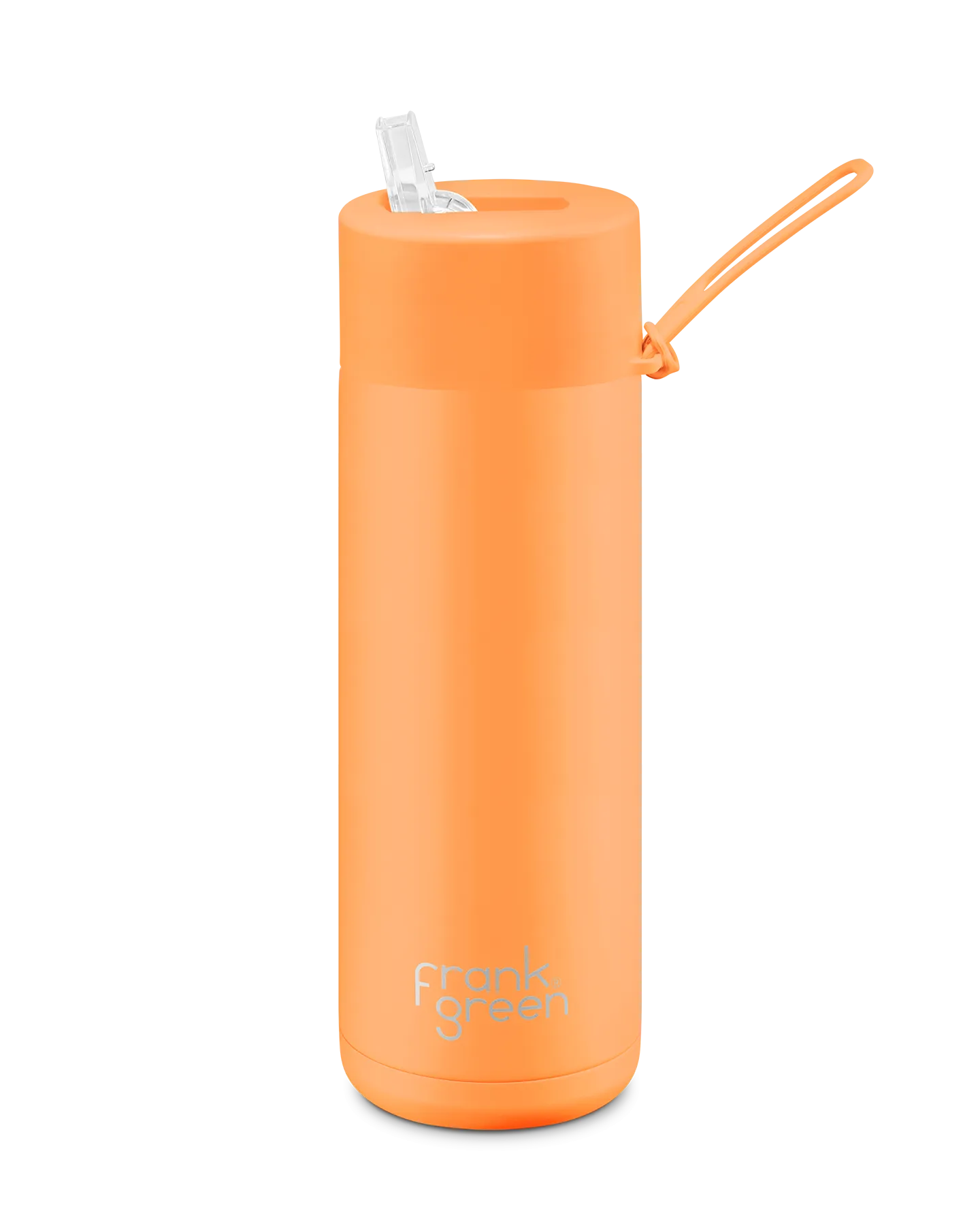 CERAMIC REUSABLE BOTTLE NEON ORANGE