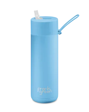 CERAMIC REUSABLE BOTTLE SKY BLUE