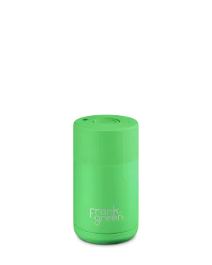 CERAMIC REUSABLE CUP NEON GREEN