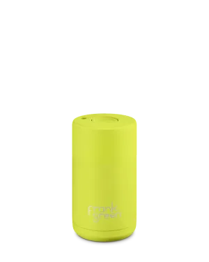 CERAMIC REUSABLE CUP NEON YELLOW