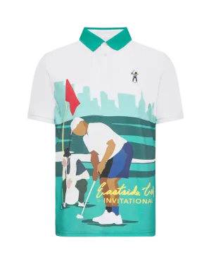 Graphic Pique Polo