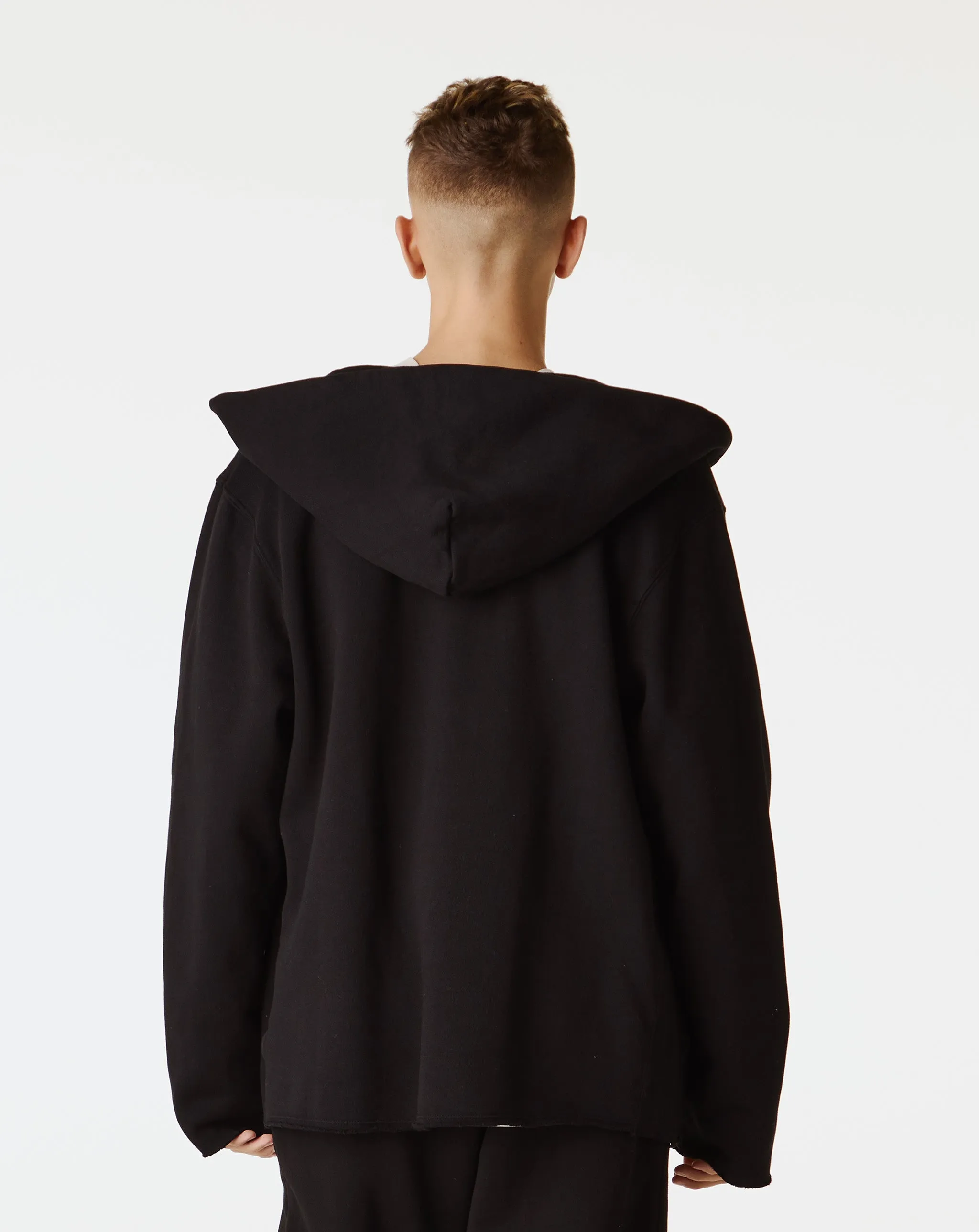 Les Tien Raw Zip Up Hoodie