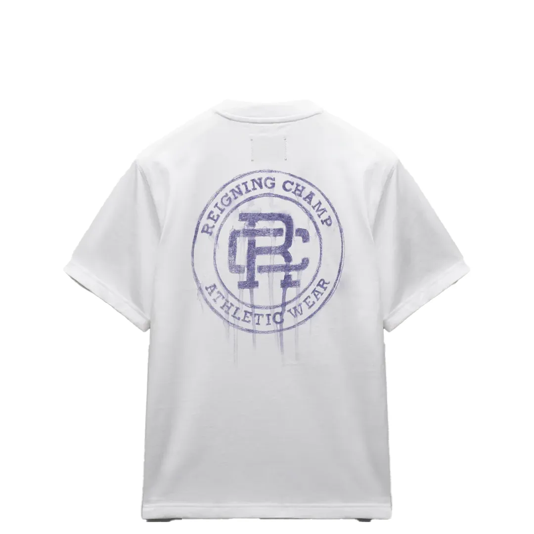 MIDWEIGHT JERSEY WATER COLOUR OG TEE WHITE