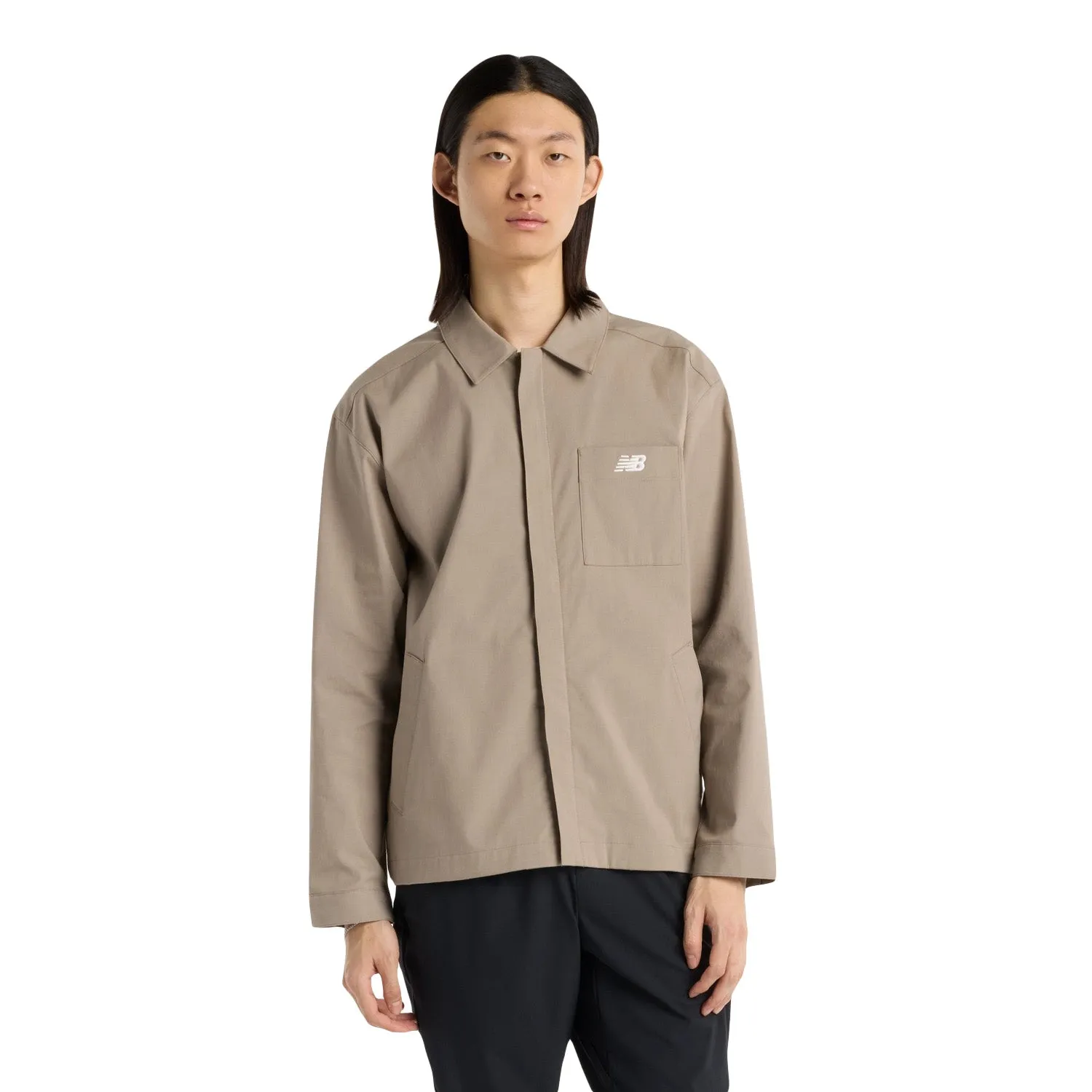 New Balance Men Coaches Twill Jacket Dockside