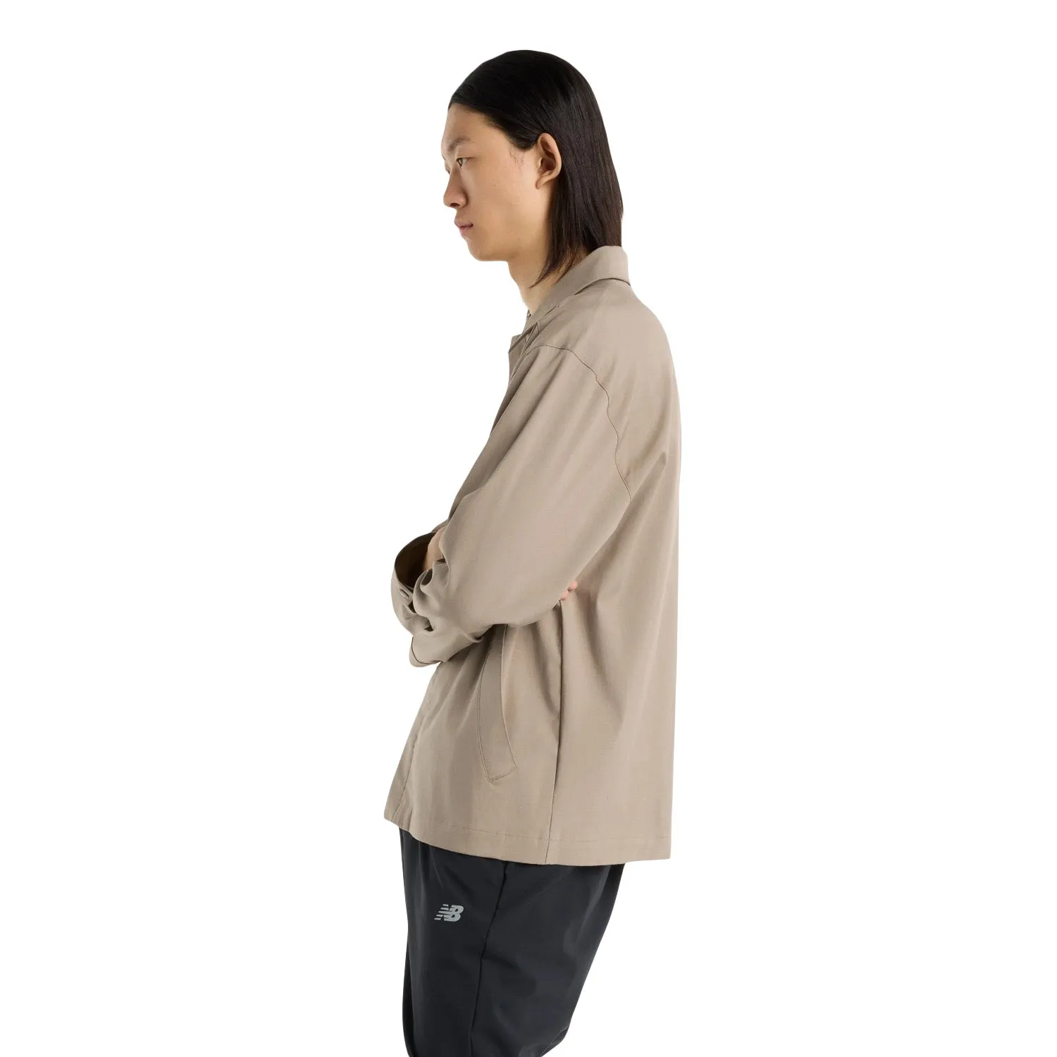 New Balance Men Coaches Twill Jacket Dockside
