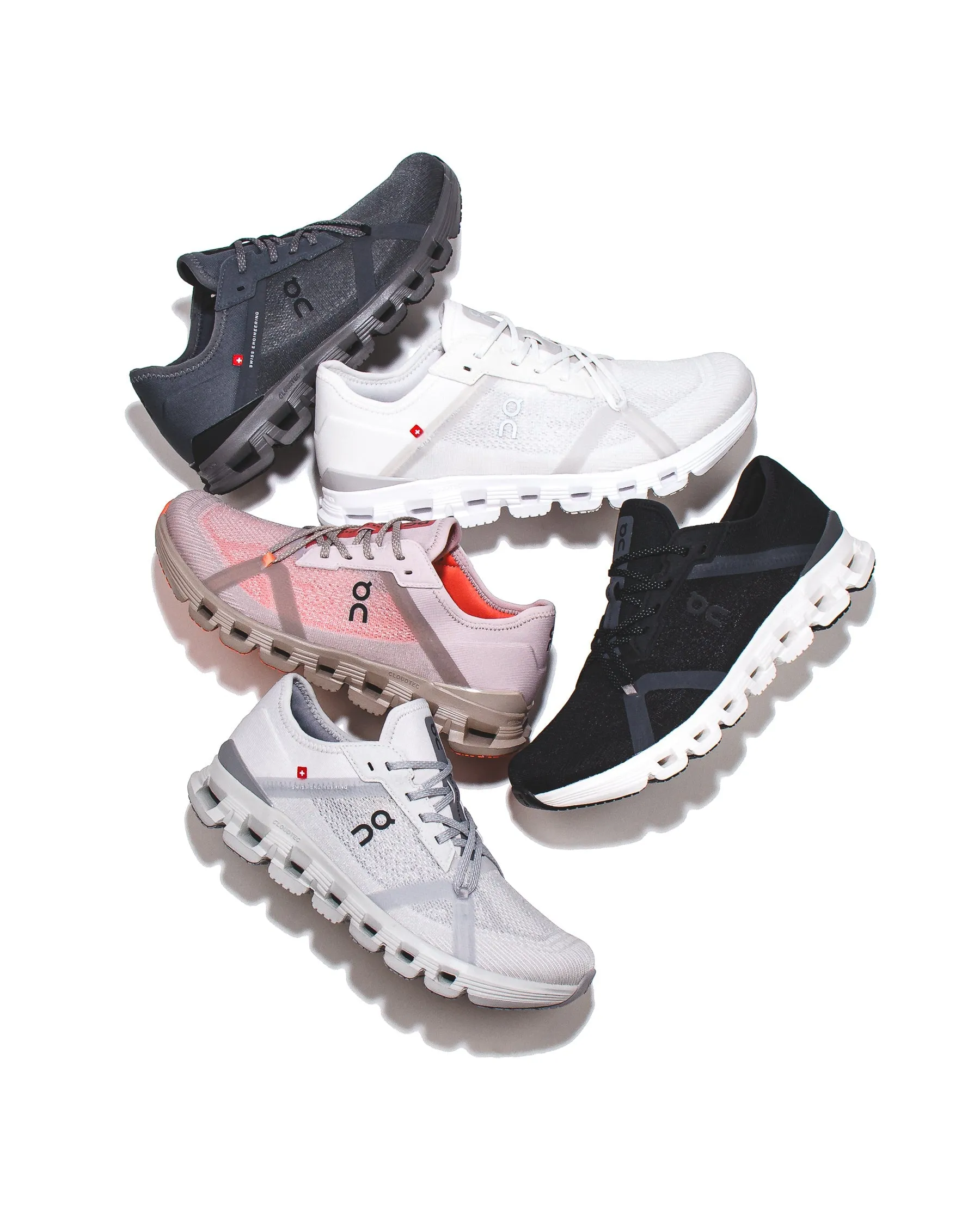 ON Women Cloud X 4 AD Black Asphalt 3WF10170397