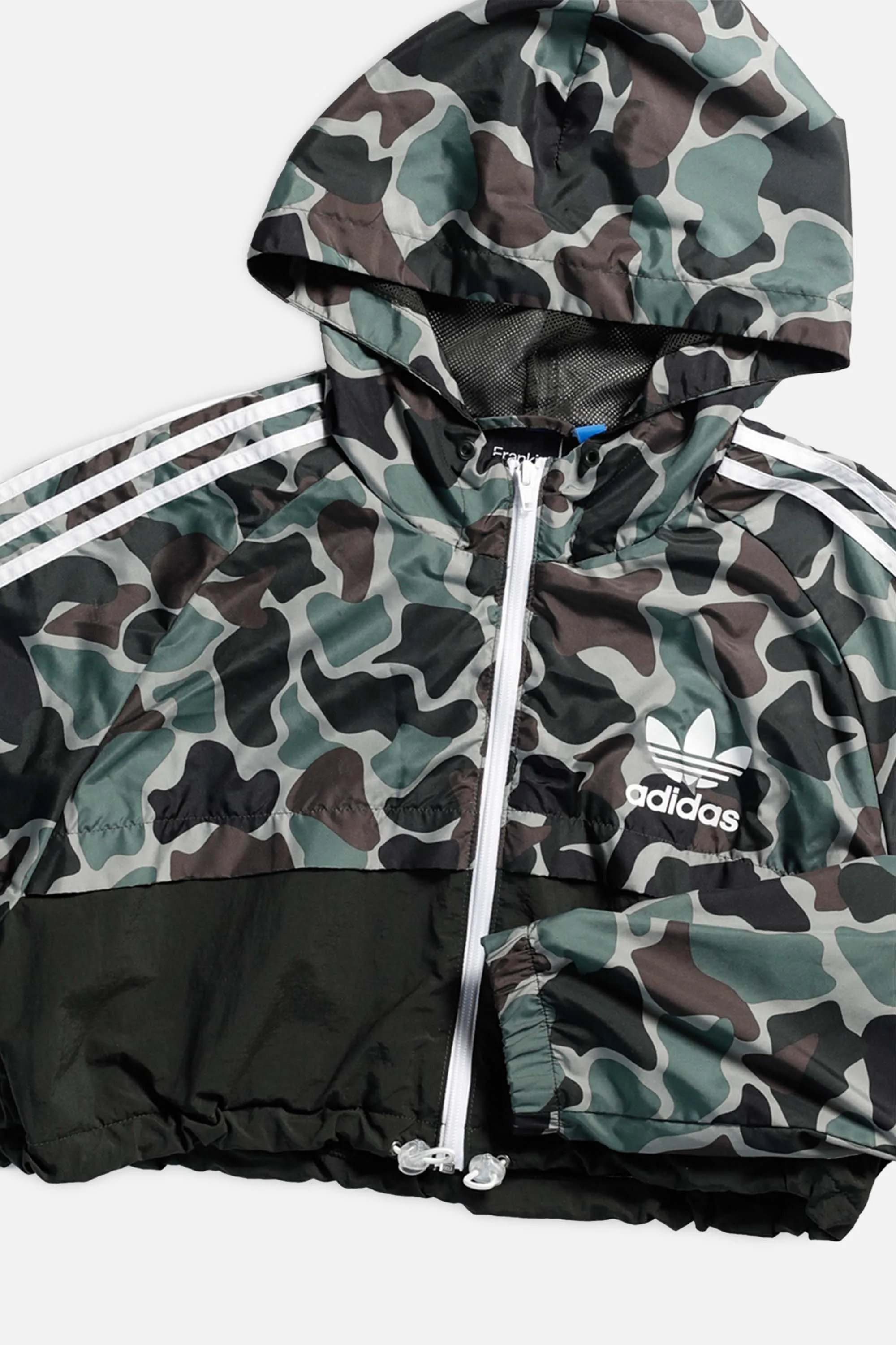 Rework Adidas Crop Windbreaker - XL
