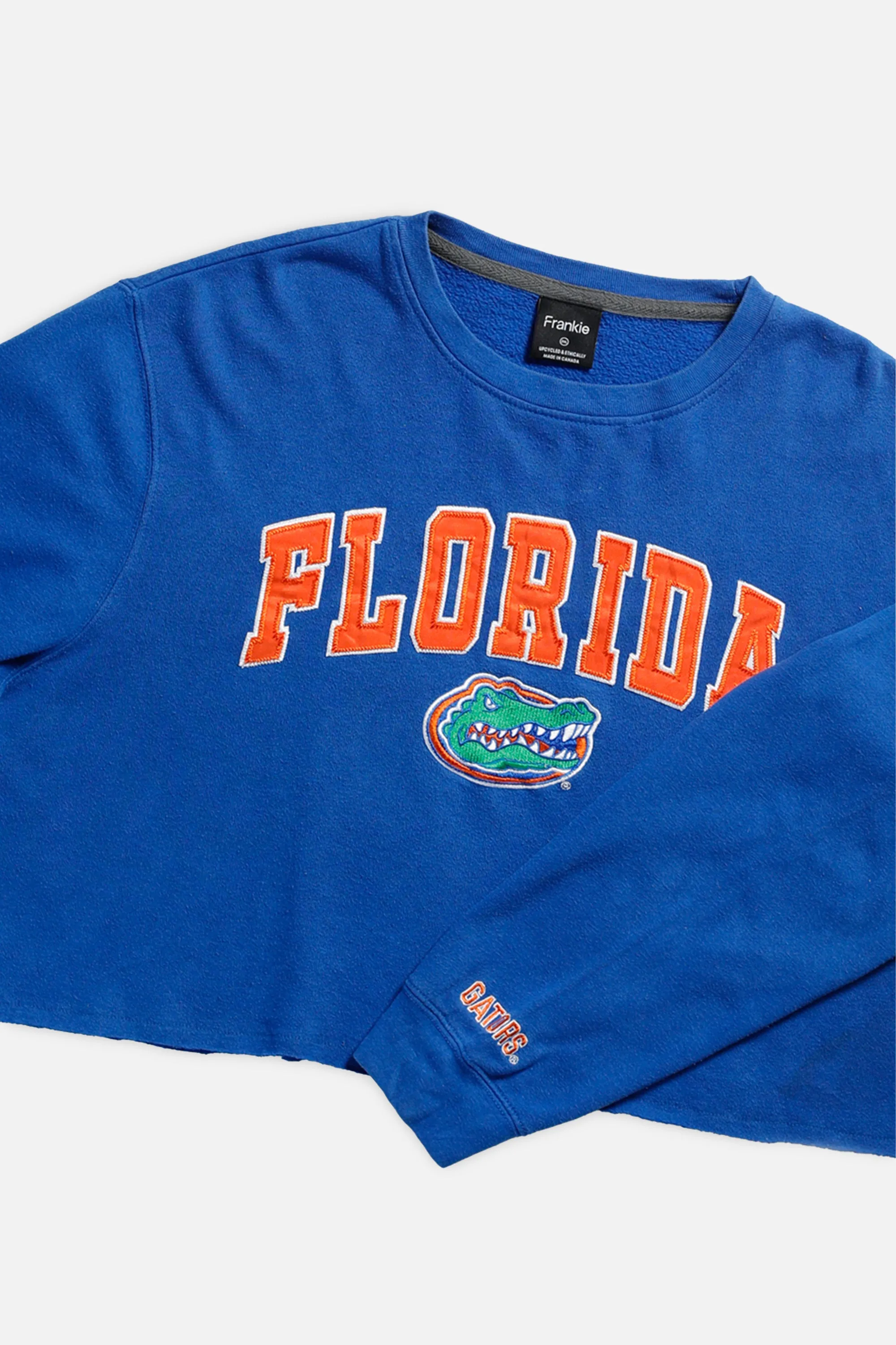 Rework Florida Gators NCAA Raw Crop Sweatshirt - XXL