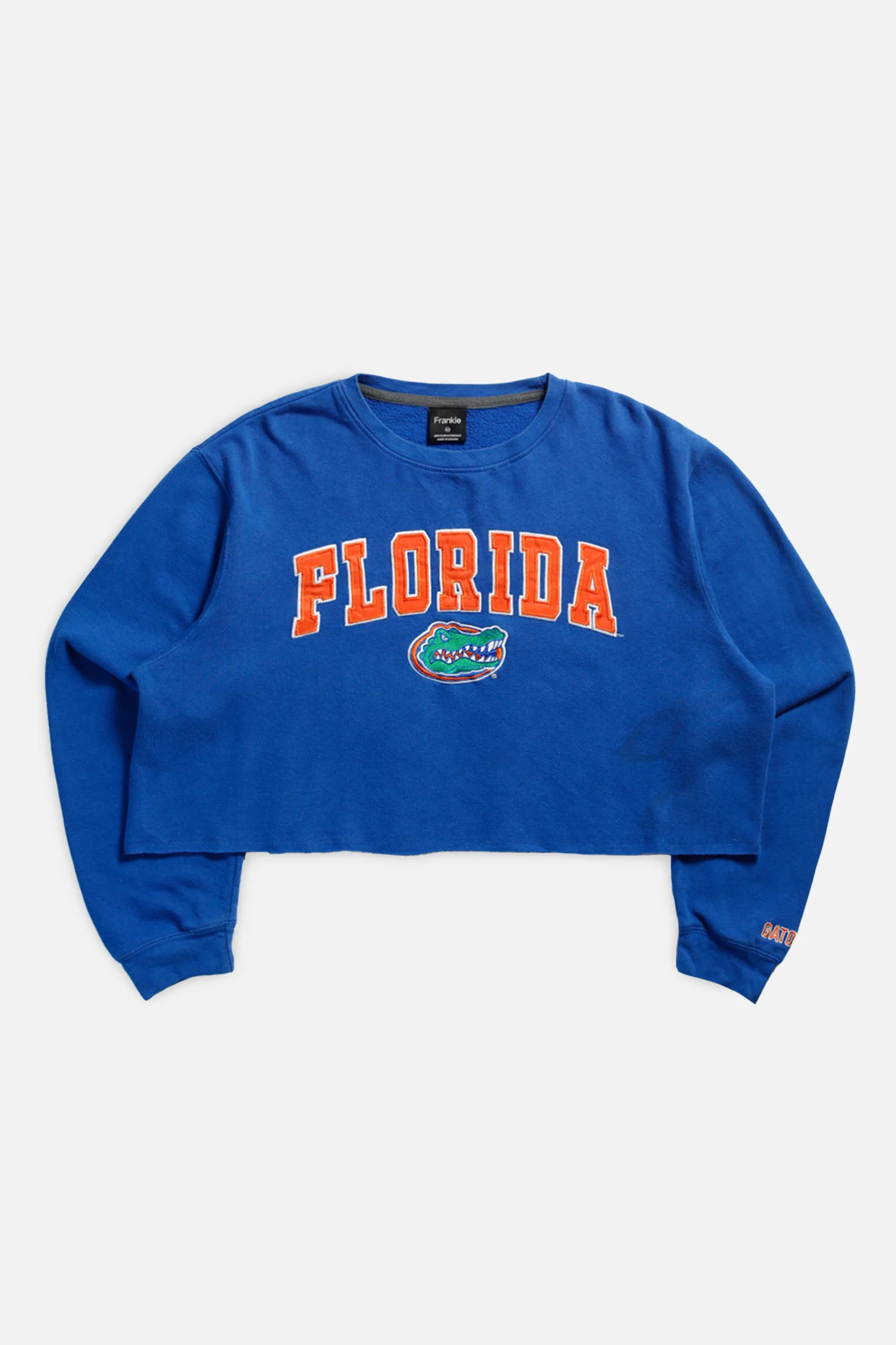 Rework Florida Gators NCAA Raw Crop Sweatshirt - XXL