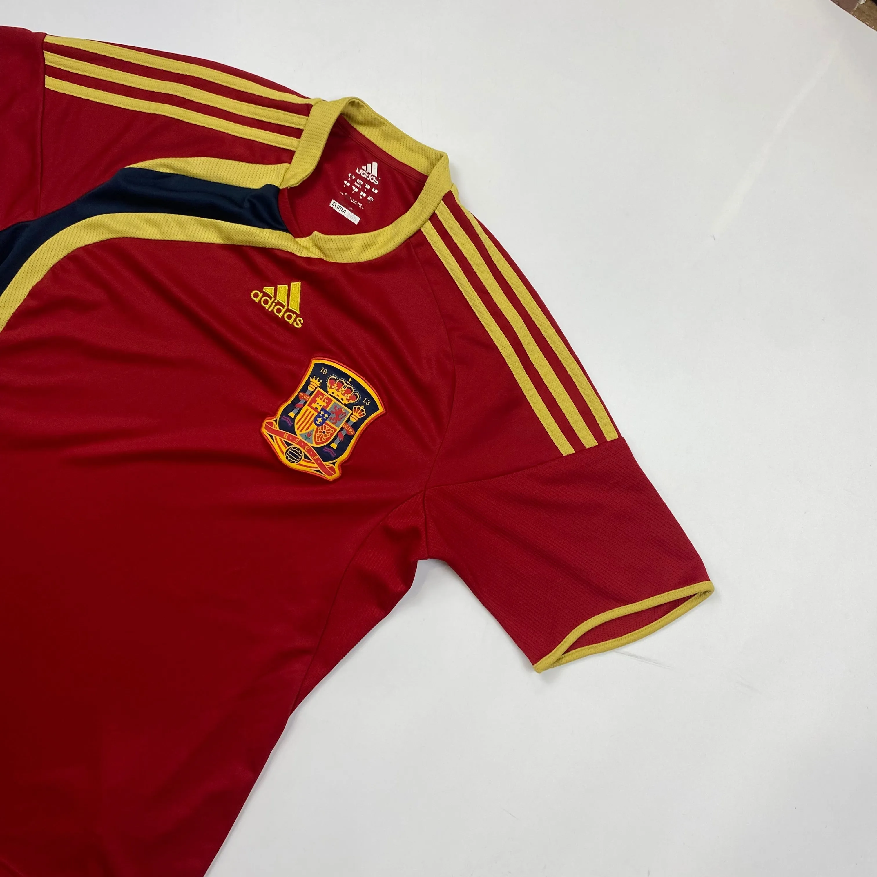 Spain Vintage Adidas Home Jersey 2009(S)