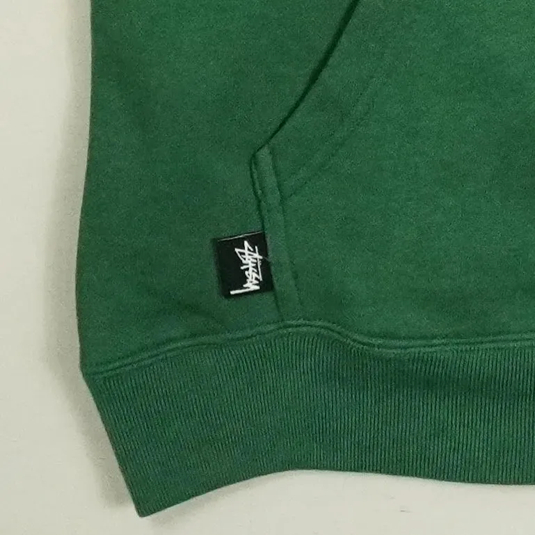 Stssy Green Flower Back Graphic Hoodie