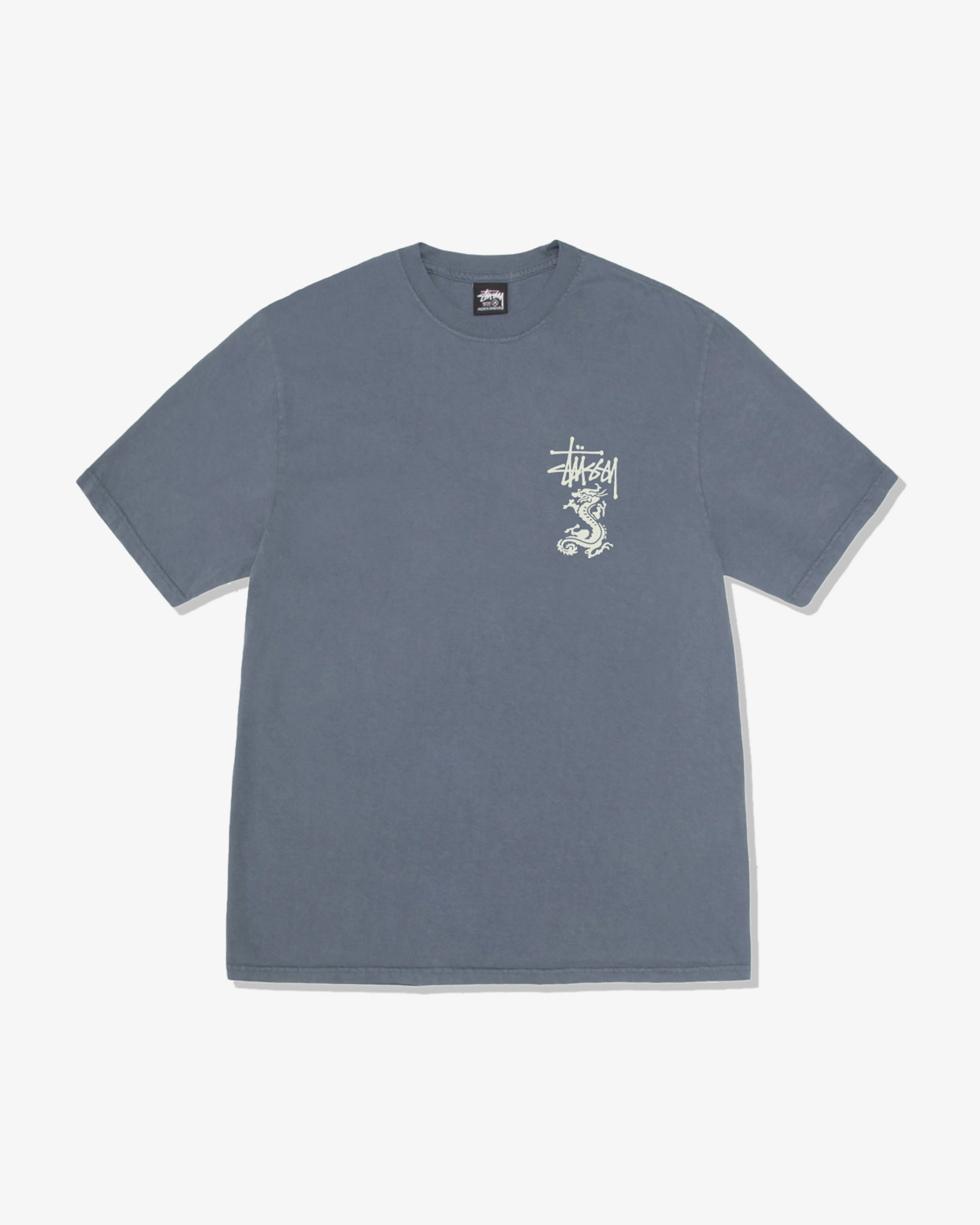 Stssy - Men's Double Dragon Pig. Dyed T-Shirt - (Navy)