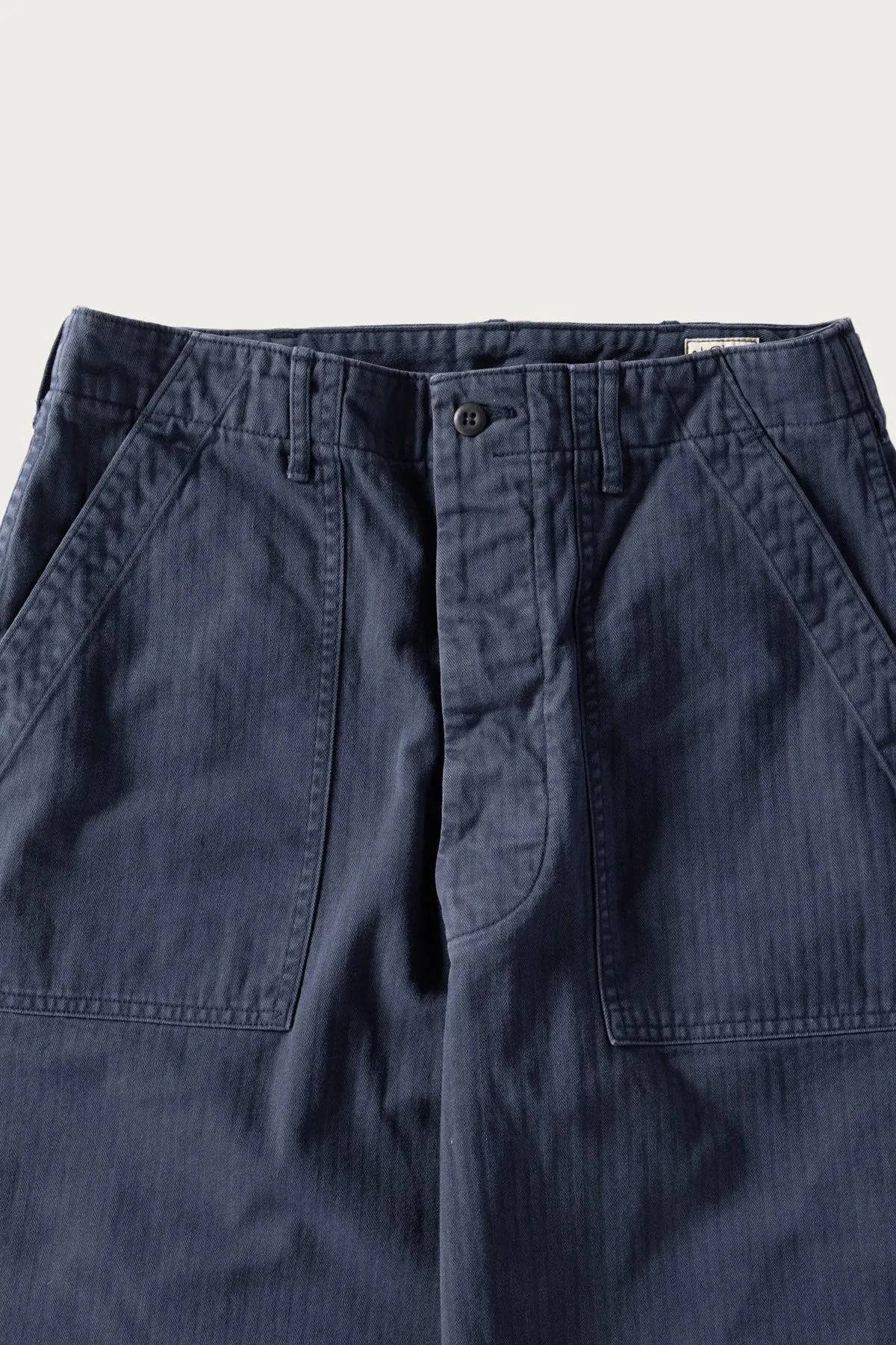 Summer Fatigues - Navy Herringbone