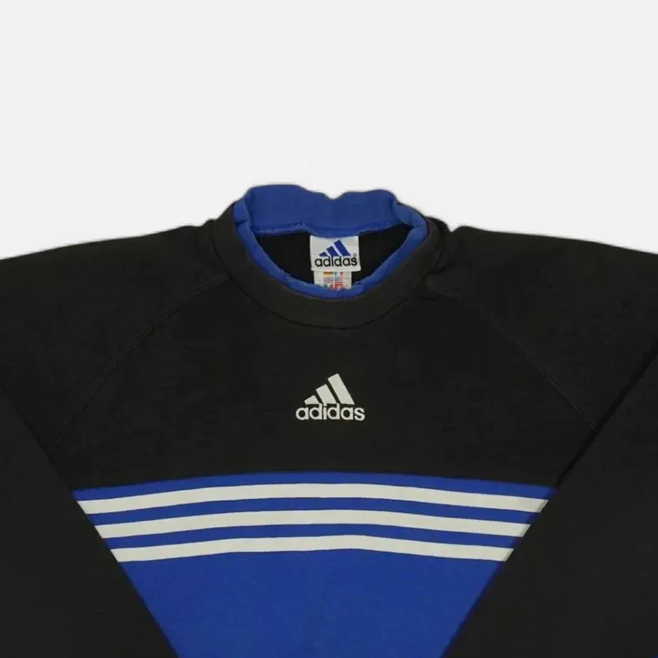 Vintage Adidas Blue Sweatshirt (L)