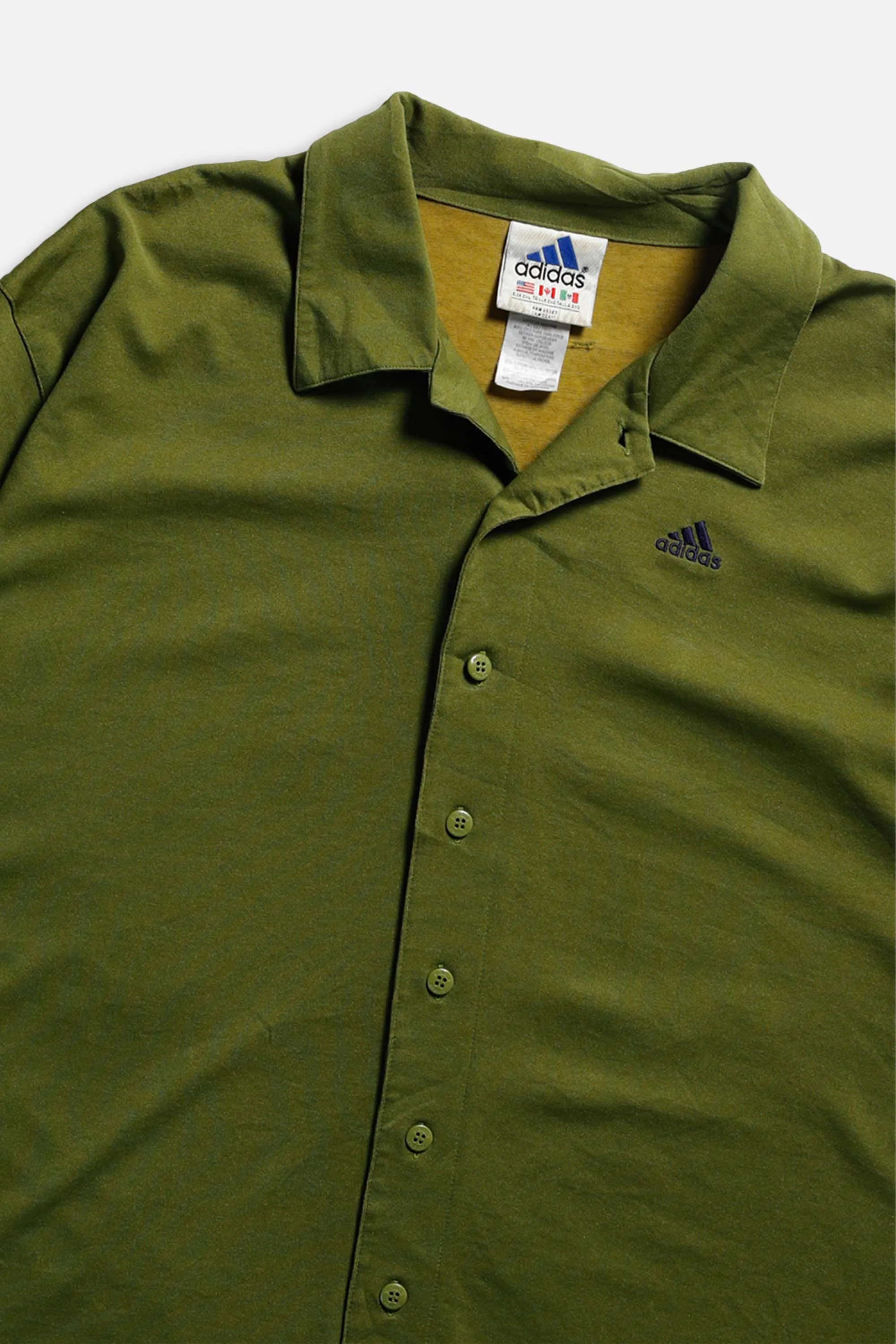 Vintage Adidas Camp Shirt - XXL