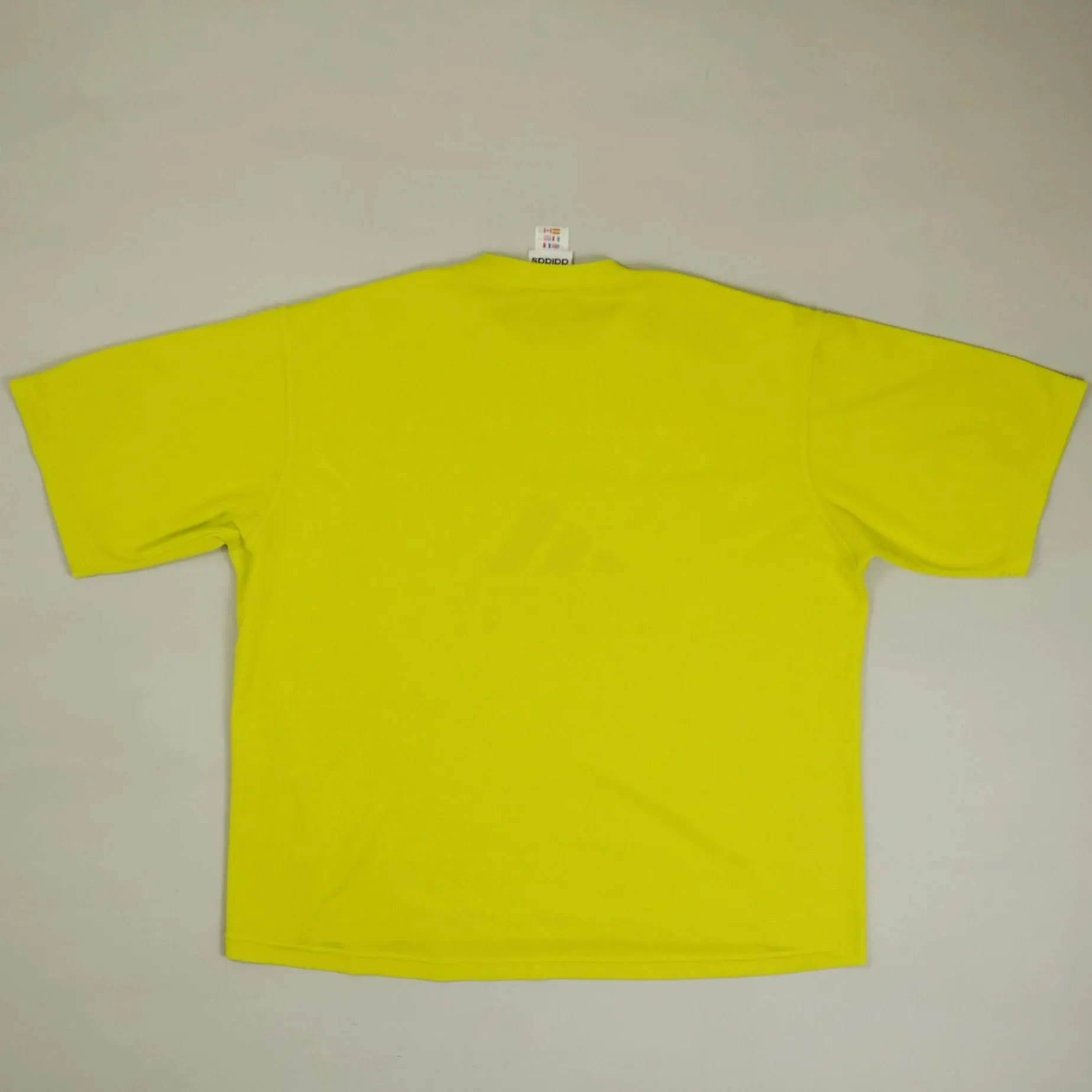 Vintage Adidas Climate Yellow T-Shirt (M)