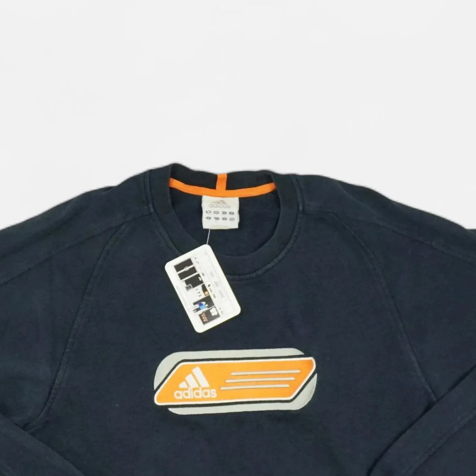Vintage Adidas Navy Sweatshirt (S)