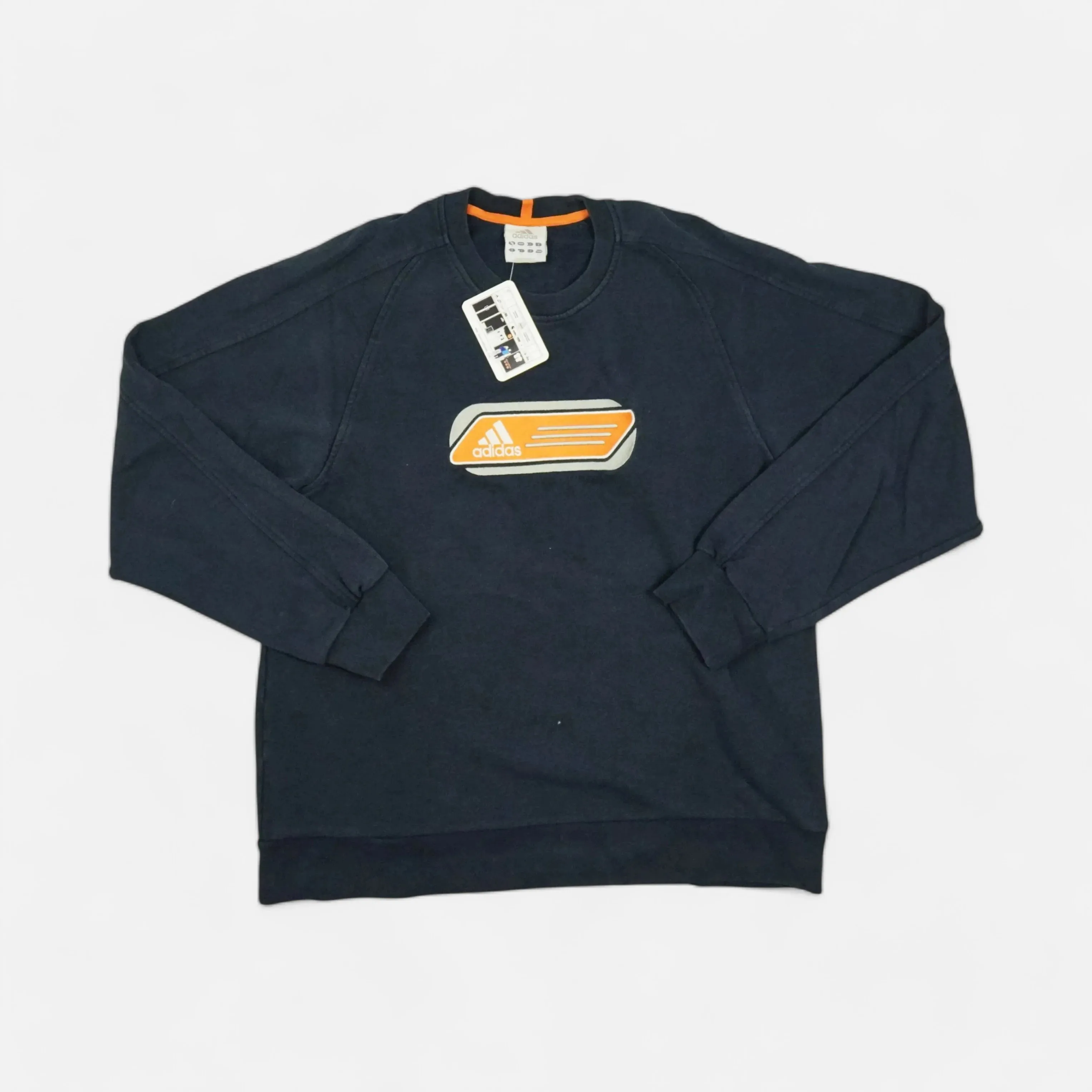 Vintage Adidas Navy Sweatshirt (S)