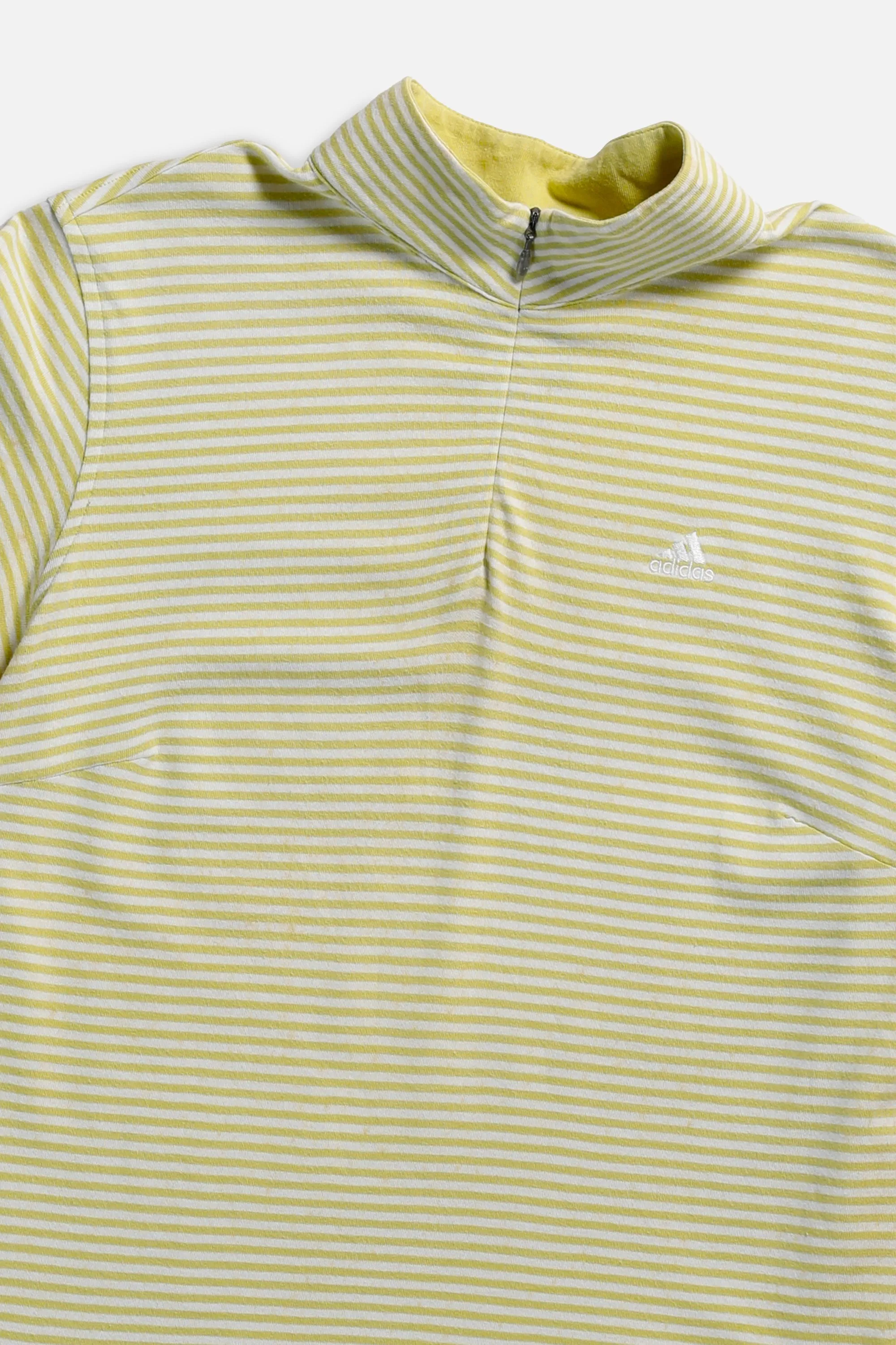 Vintage Adidas Quarter Zip Tee - Women's S