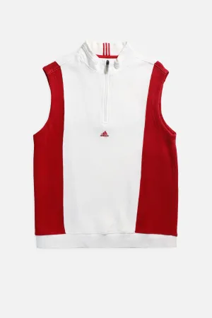Vintage Adidas Sweater Zip Tank - Women's M