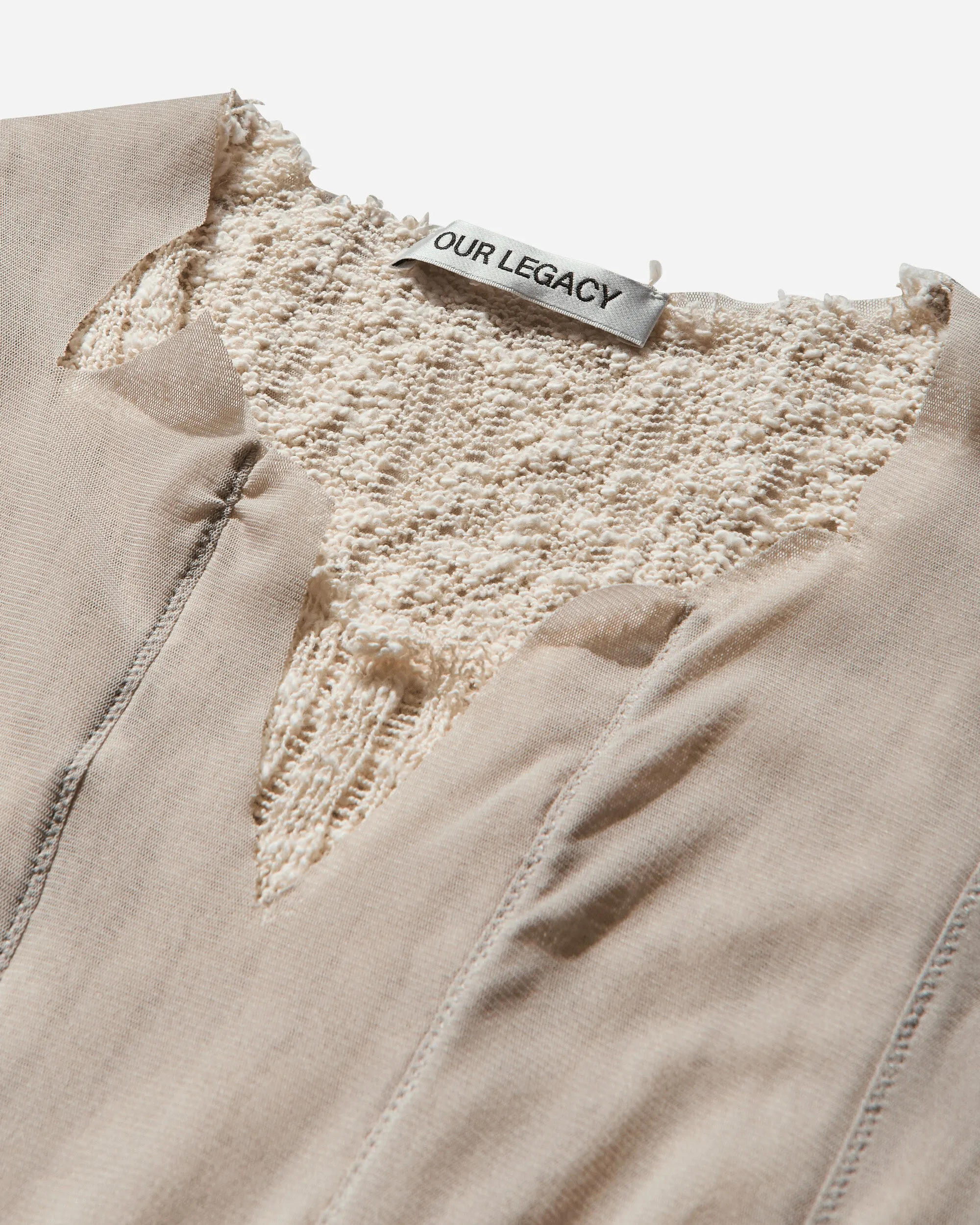 Women's Ragged Vest Taupe