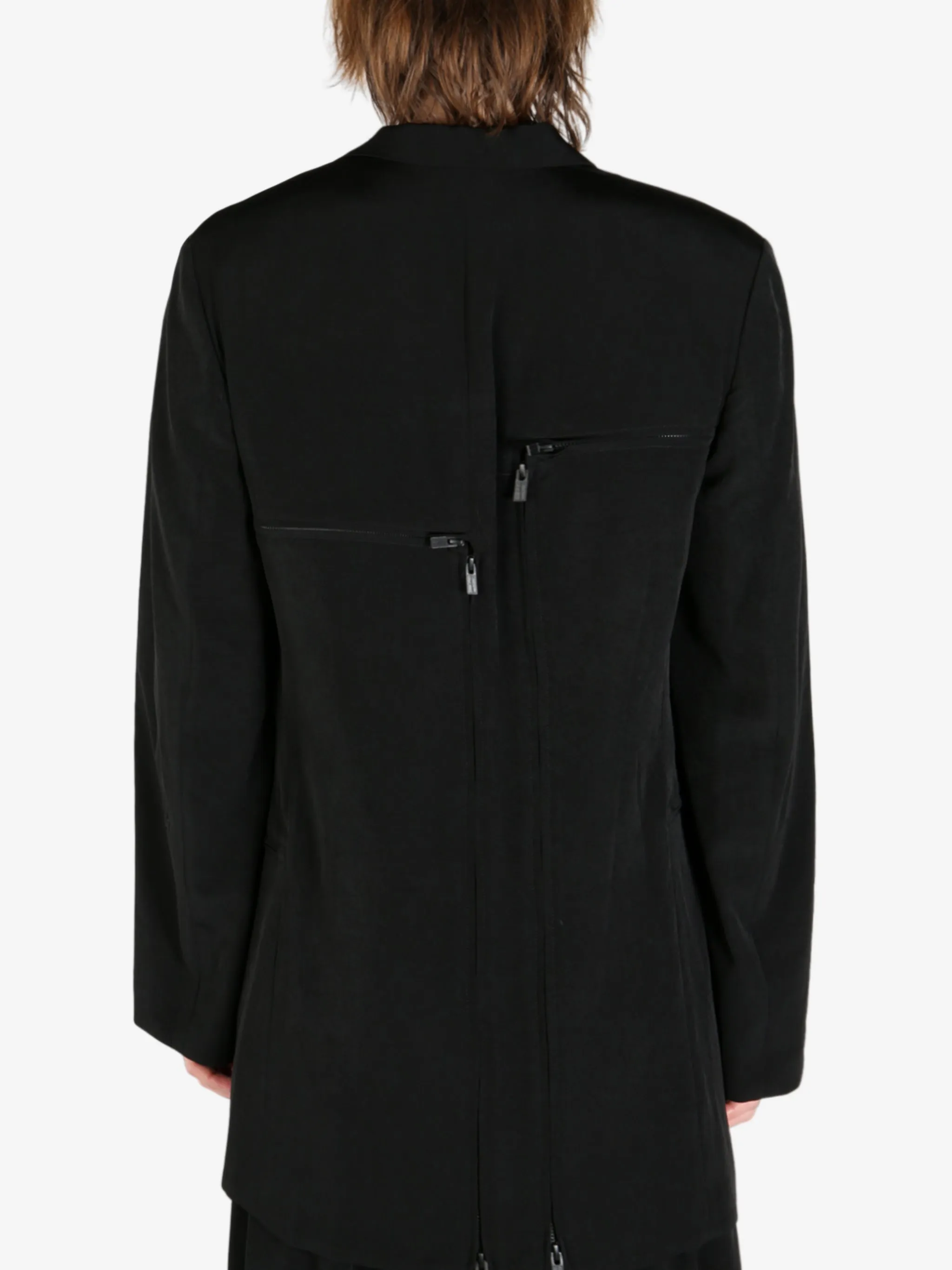 YOHJI YAMAMOTO POUR HOMME - Men Zip Detail Jacket