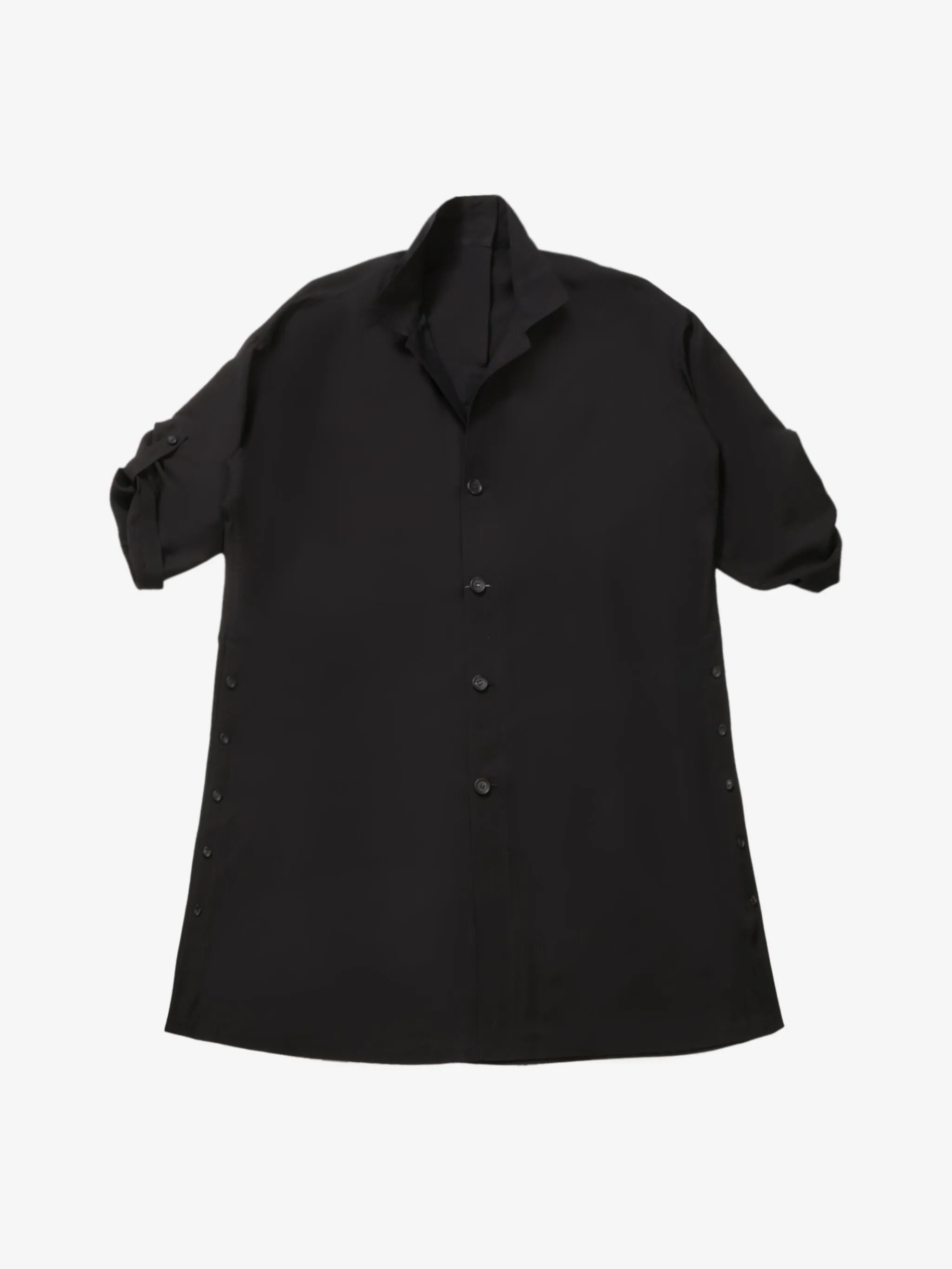 YOHJI YAMAMOTO - Women Side Gather Detail Coat
